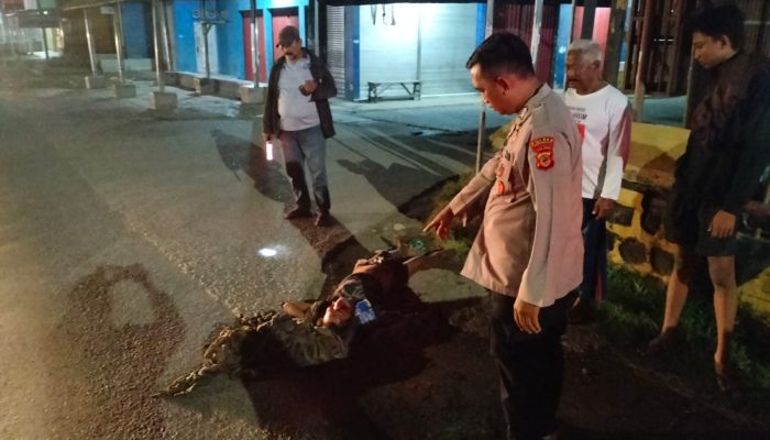 Tragis, ODGJ Tewas Tertabrak Truk di Perempatan Sukra Indramayu