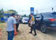 Kapolres Indramayu Tinjau Kesiapan Pos Pam Lebaran di Jembatan Sewo Sukra