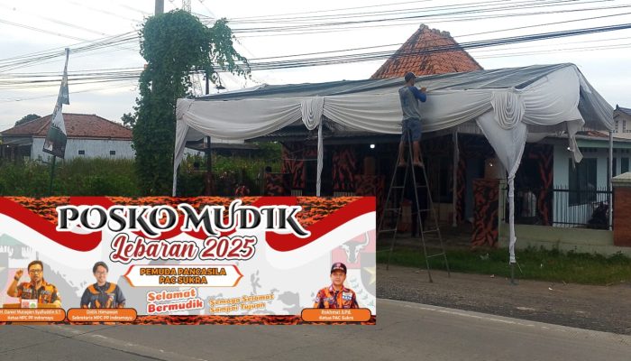 Pemuda Pancasila PAC Sukra Dirikan Posko Mudik Gratis, Siap Layani Ribuan Pemudik dengan Fasilitas Lengkap