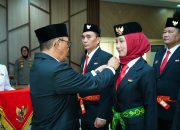 Gelorakan Semangat Pancasila, Wabup Indramayu Lantik Duta Pancasila Paskibraka