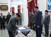 Direksi PT. BWI Tandatangani Kontrak Kerja di Hadapan Bupati Indramayu