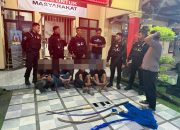 Polres Indramayu Ringkus 4 Remaja Anggota Geng Motor Bersenjata Tajam