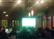 Ratusan Penggemar Bola Berkumpul di Star Futsal Kopyah, untuk Nobar Timnas Indonesia vs Cina