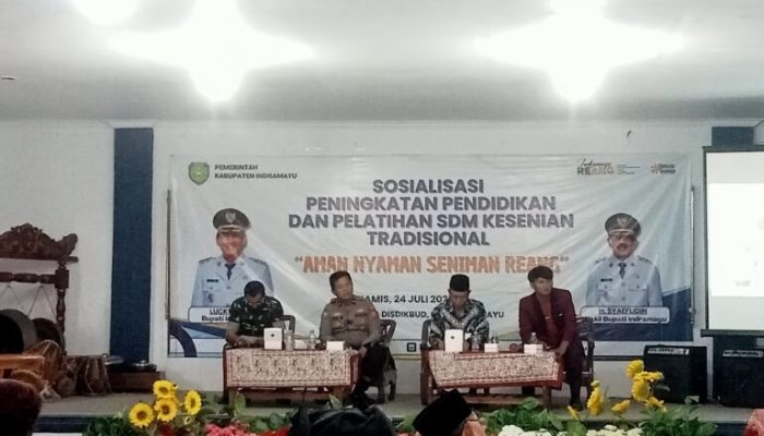 Seniman Indramayu Kini “Aman Nyaman” Lewat Sosialisasi Perlindungan SDM Kesenian