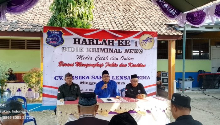 Media Bidik Kriminal News Rayakan Ulang Tahun Pertama