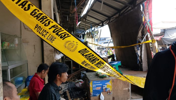 Dua Ruko di Pasar Induk Jatibarang Indramayu Ludes Terbakar, Kerugian Ditaksir Capai Rp.50 Juta