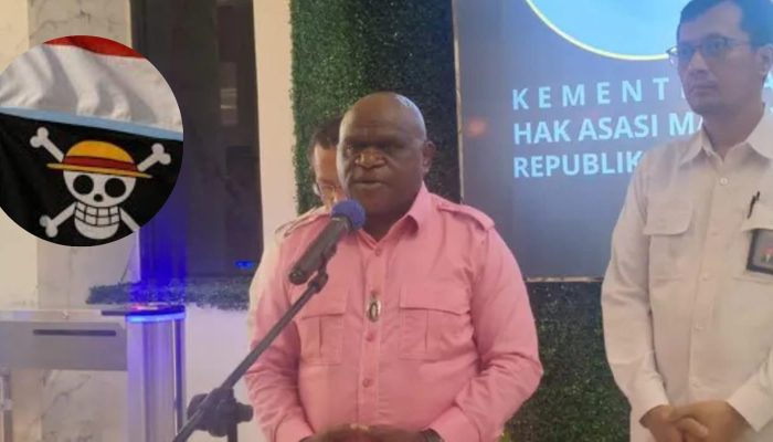 Menteri HAM Soroti Bendera One Piece, Sebut Bisa Dianggap Makar  ‎