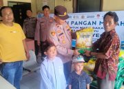 Polsek Sliyeg Gelar Gerakan Pangan Murah, Sediakan Beras 1 Ton untuk Masyarakat