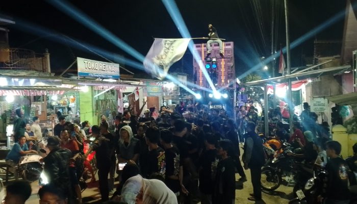 Perayaan HUT RI ke-80 di Desa Sliyeg Lor: Dua Blok Kompak, Gelar Arak-arakan Sound Horegnya Indramayu 