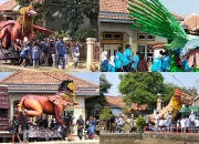 Lebih dari 30 Ogoh-ogoh Buatan Warga Meriahkan Haul Mbah Buyut Gading di Indramayu