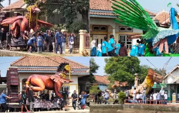 Lebih dari 30 Ogoh-ogoh Buatan Warga Meriahkan Haul Mbah Buyut Gading di Indramayu